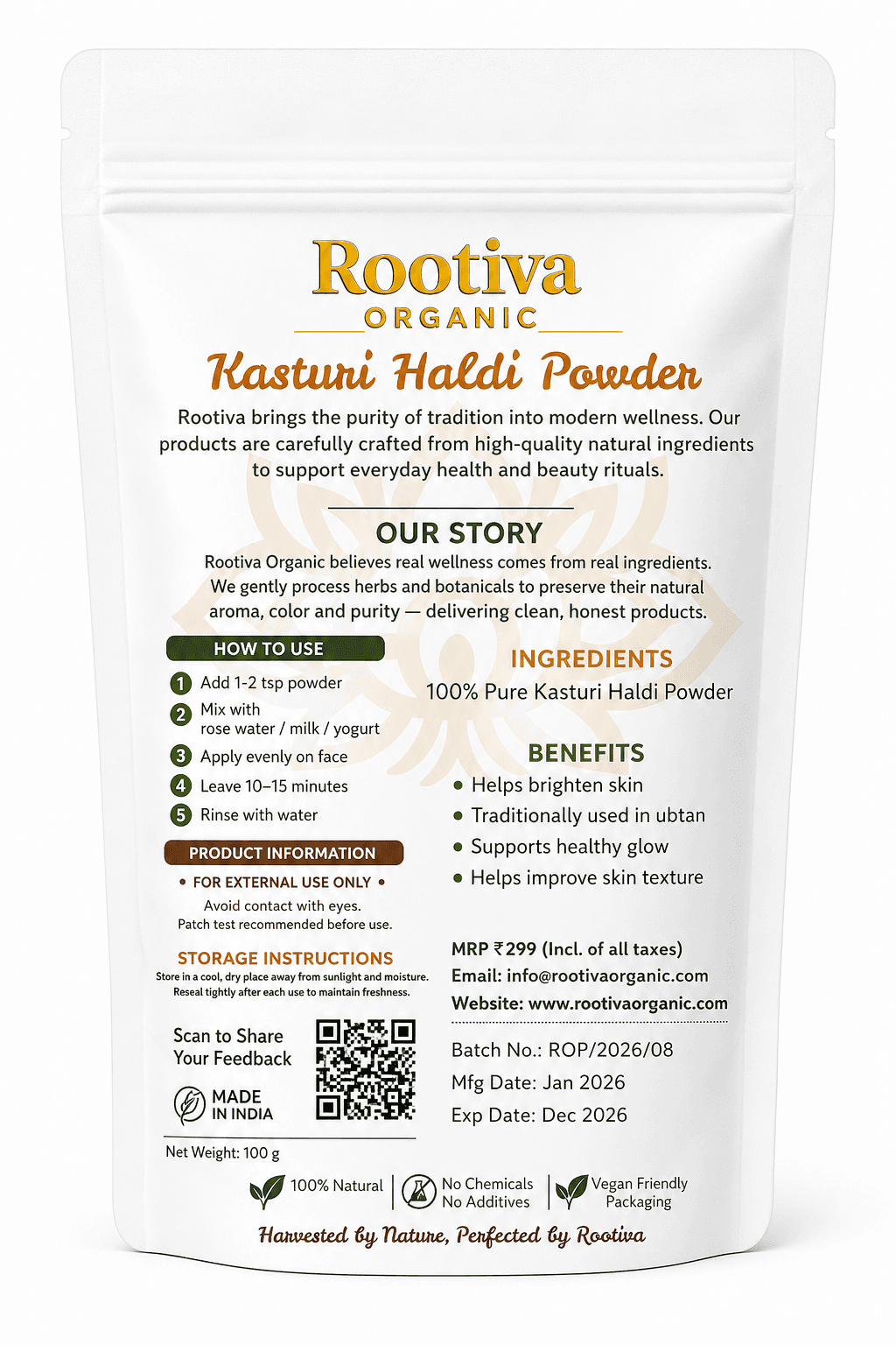 Kasturi Haldi Powder gallery image 2